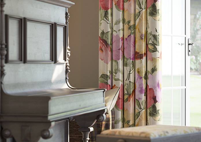 Amelia Faux Silk, Berry Blush - Made to Measure Curtain - Image 5